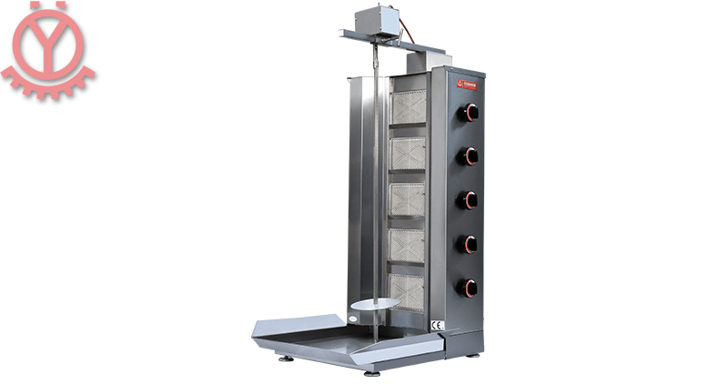 Döner Ocağı / Üstten Motorlu / 5 Radyanlı