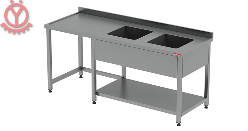 Çalışma Tezgahı / Çift Evyeli