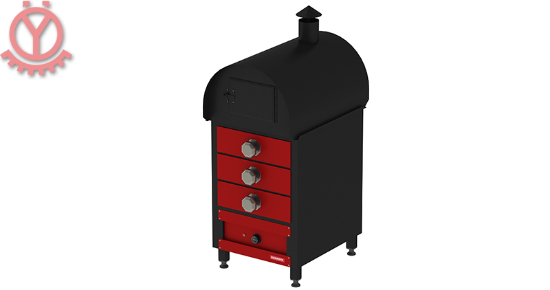 Kumpir Makinesi / 3 Çekmeceli