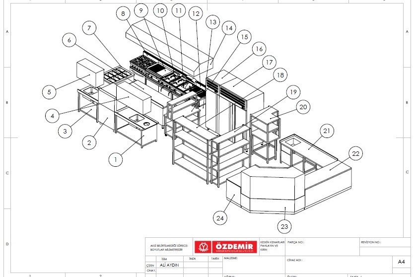 Endüstriyel Mutfak Proje 2