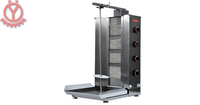 Döner Ocağı / Motorsuz / 4 Radyanlı