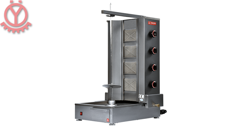 Döner Ocağı / Alttan Motorlu / 4 Radyanlı